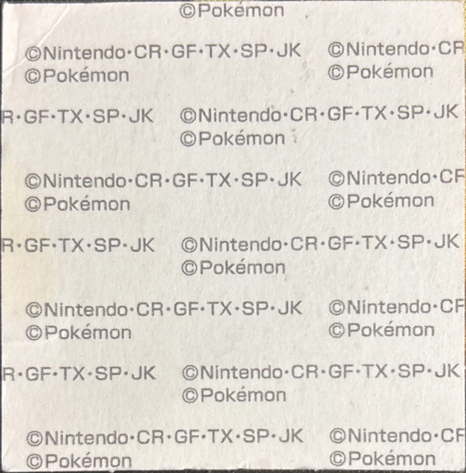 Mega Charizard X bread sticker #4242, Daiichi Pan Pokémon Deco Chara Wave 192 Bread Stickers Checklist, back