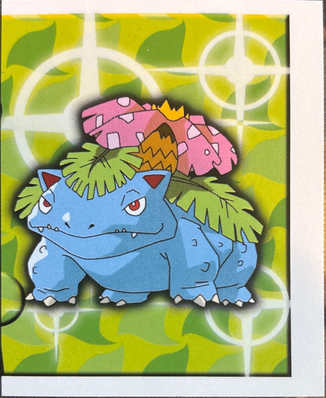 Venusaur: Evolution Card #190, Pokémon Merlin Series 1 (1999), front