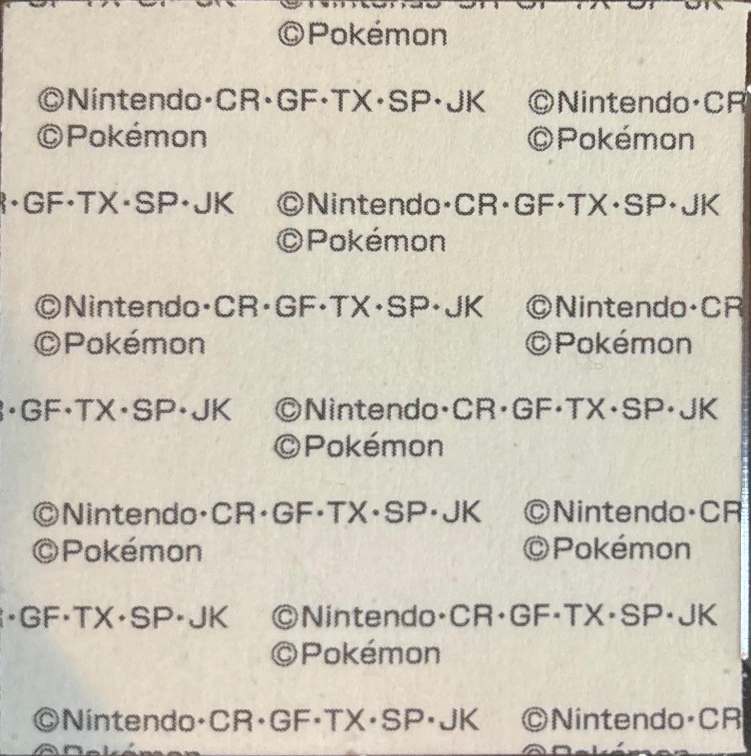 Charmander & Fuecoco bread sticker #4789, Daiichi Pan Pokémon Deco Chara Wave 205 Bread Stickers Checklist, back