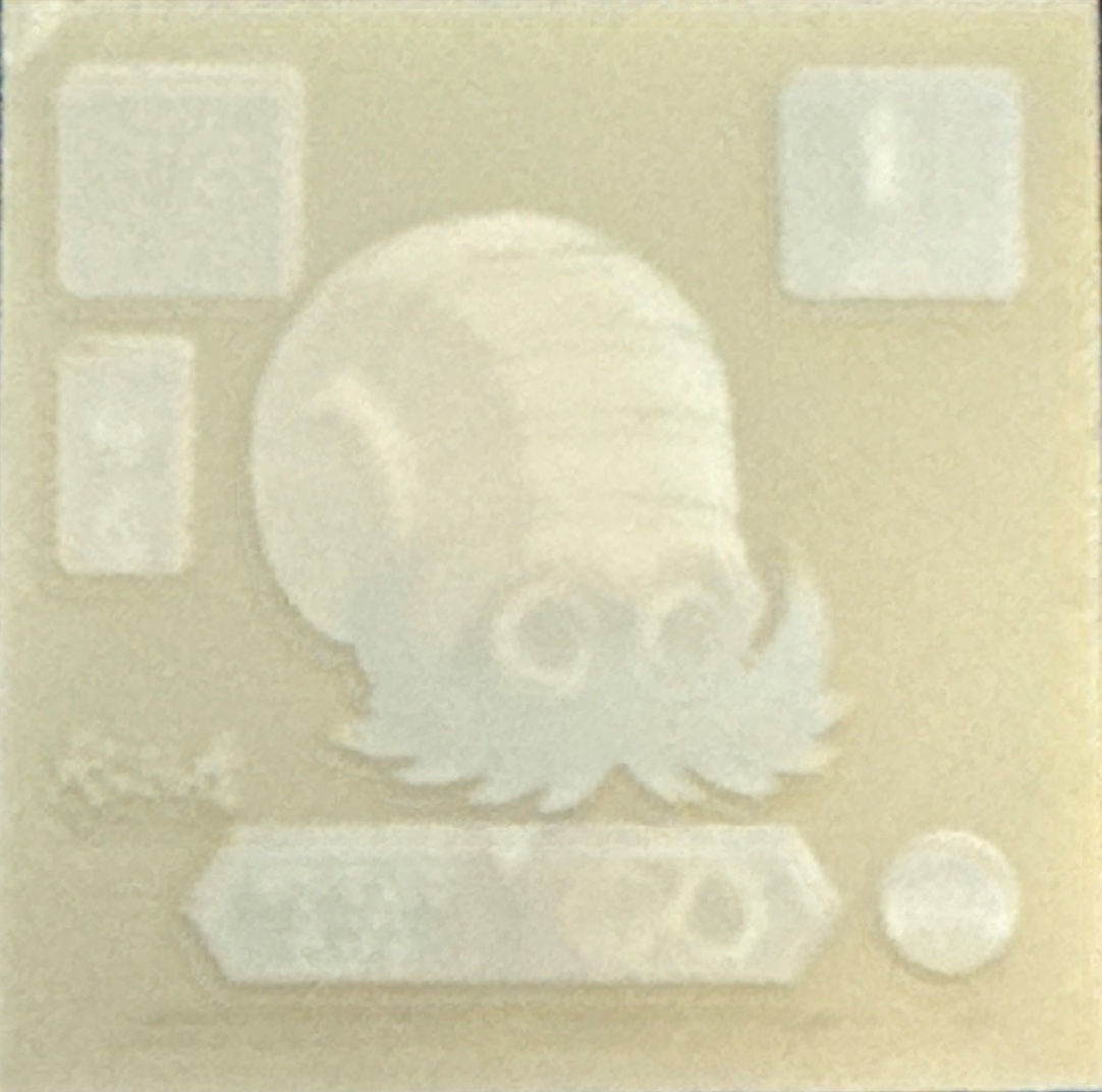 Omanyte sticker #D119, Pokémon Amada Super DX Gold Stickers Checklist (1999), back
