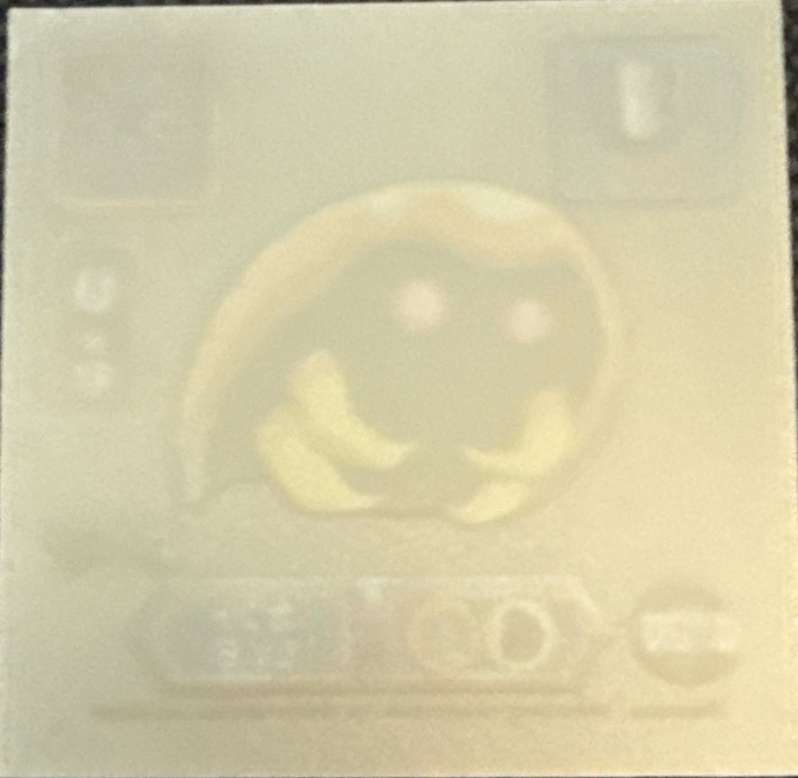Kabuto sticker #D120, Pokémon Amada Super DX Gold Stickers Checklist (1999), back
