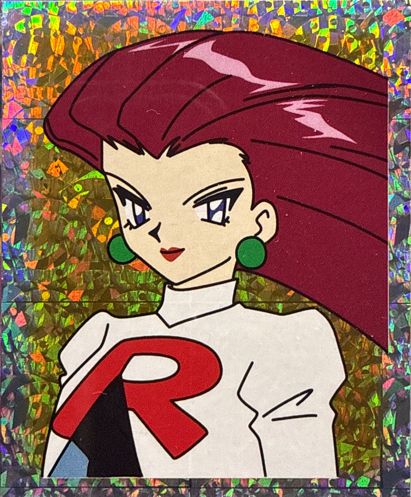 Jessie: Gold & Glitter card #S35, Pokémon Merlin Series 1 (1999), front