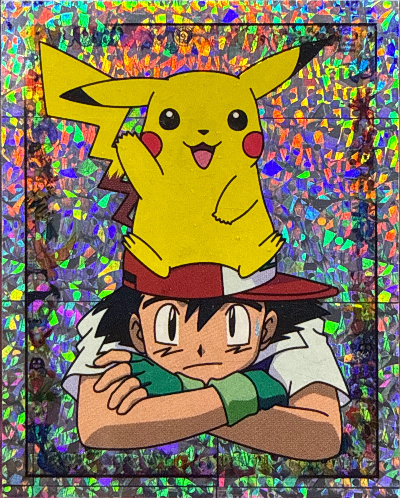 Ivysaur: Glittery card #S2, Pokémon Merlin Series 1 (1999), front