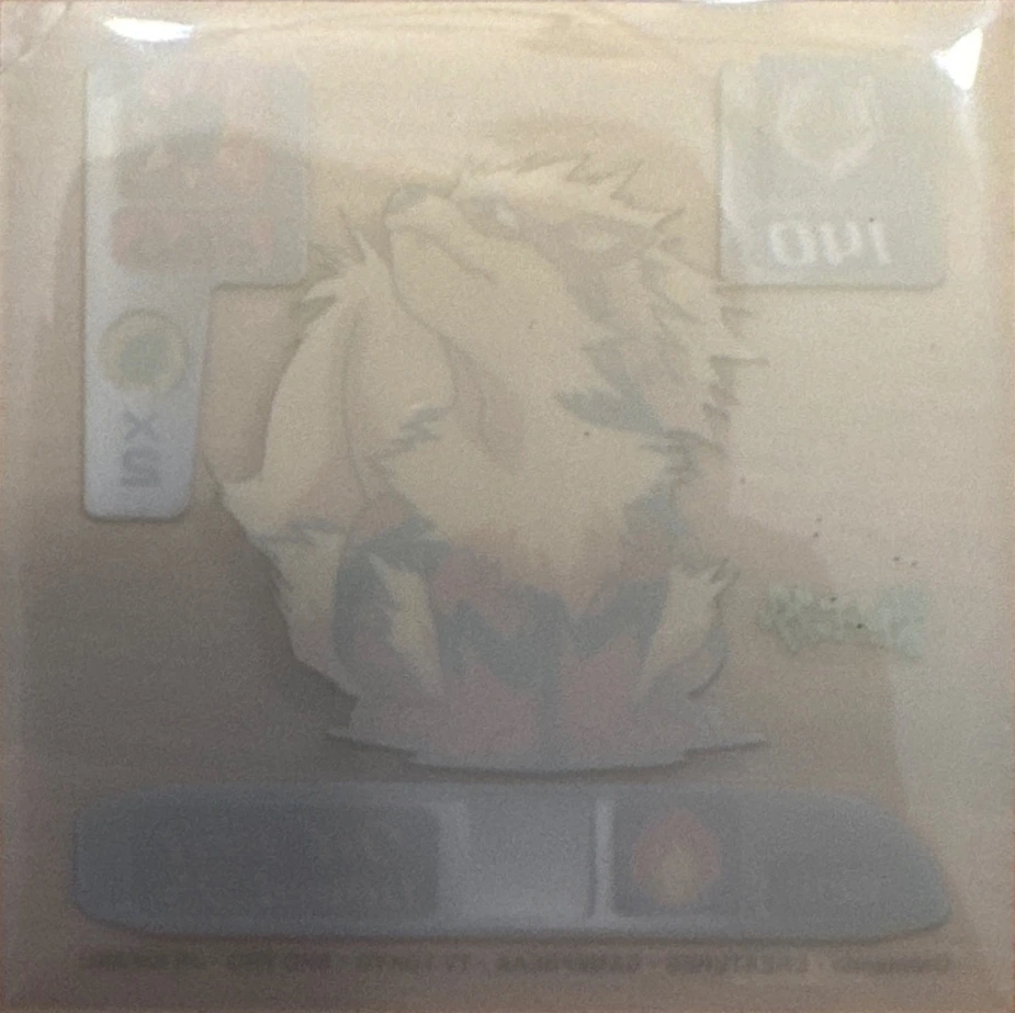 Arcanine sticker #D241, Pokémon Amada Super DX 2000 Stickers Checklist, back