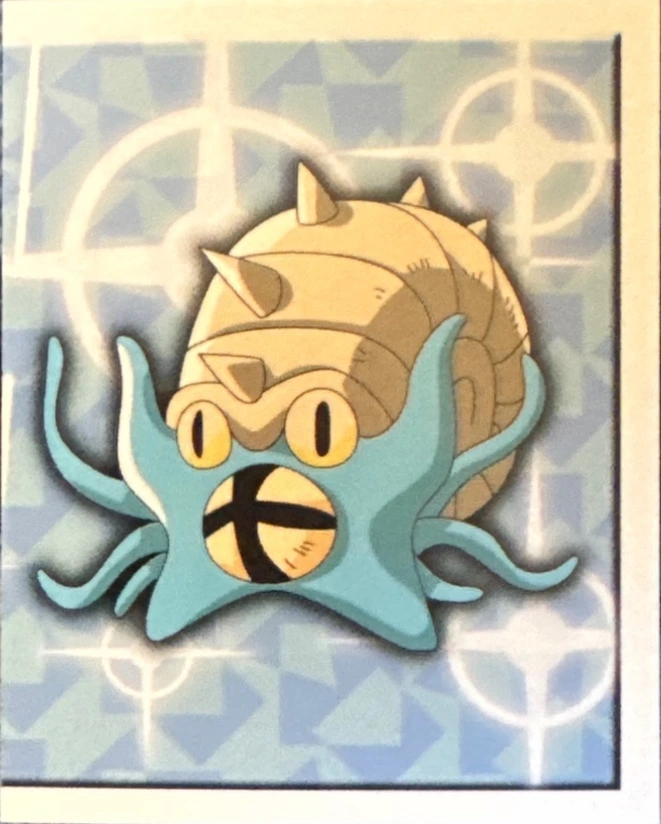 Omastar: Evolution Card #226, Pokémon Merlin Series 1 (1999), front