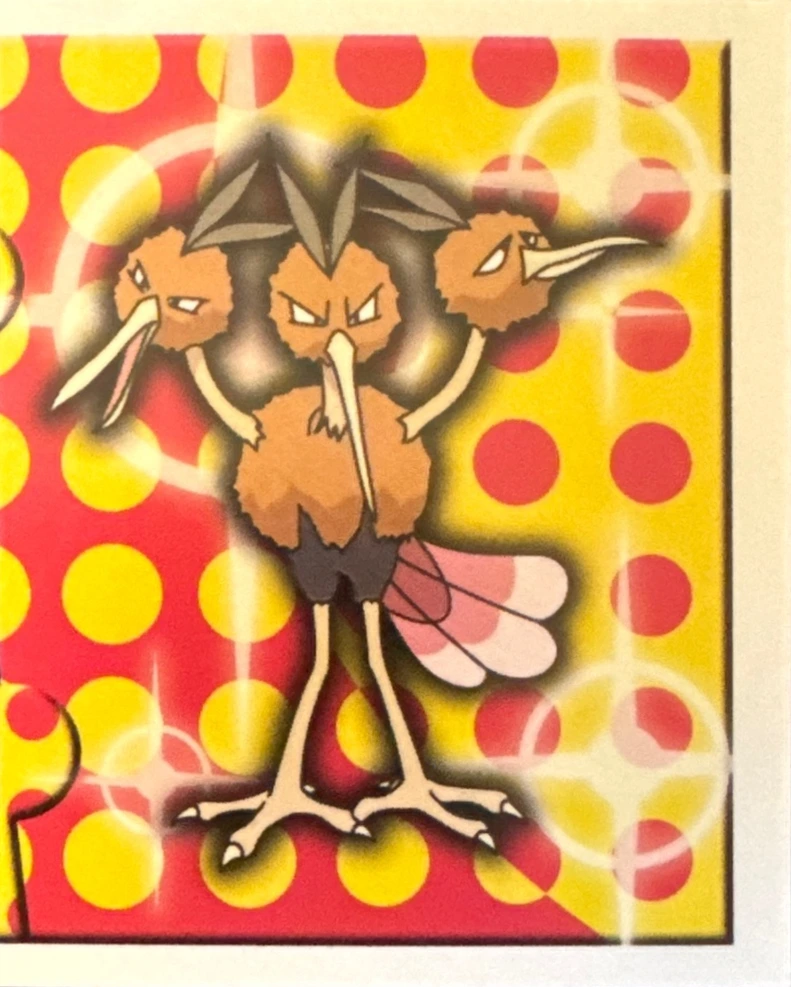 Dodrio: Evolution Card #210, Pokémon Merlin Series 1 (1999), front