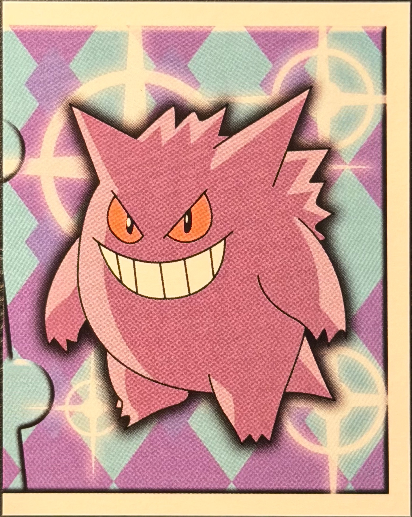 Gengar: Evolution Card #187, Pokémon Merlin Series 1 (1999), front