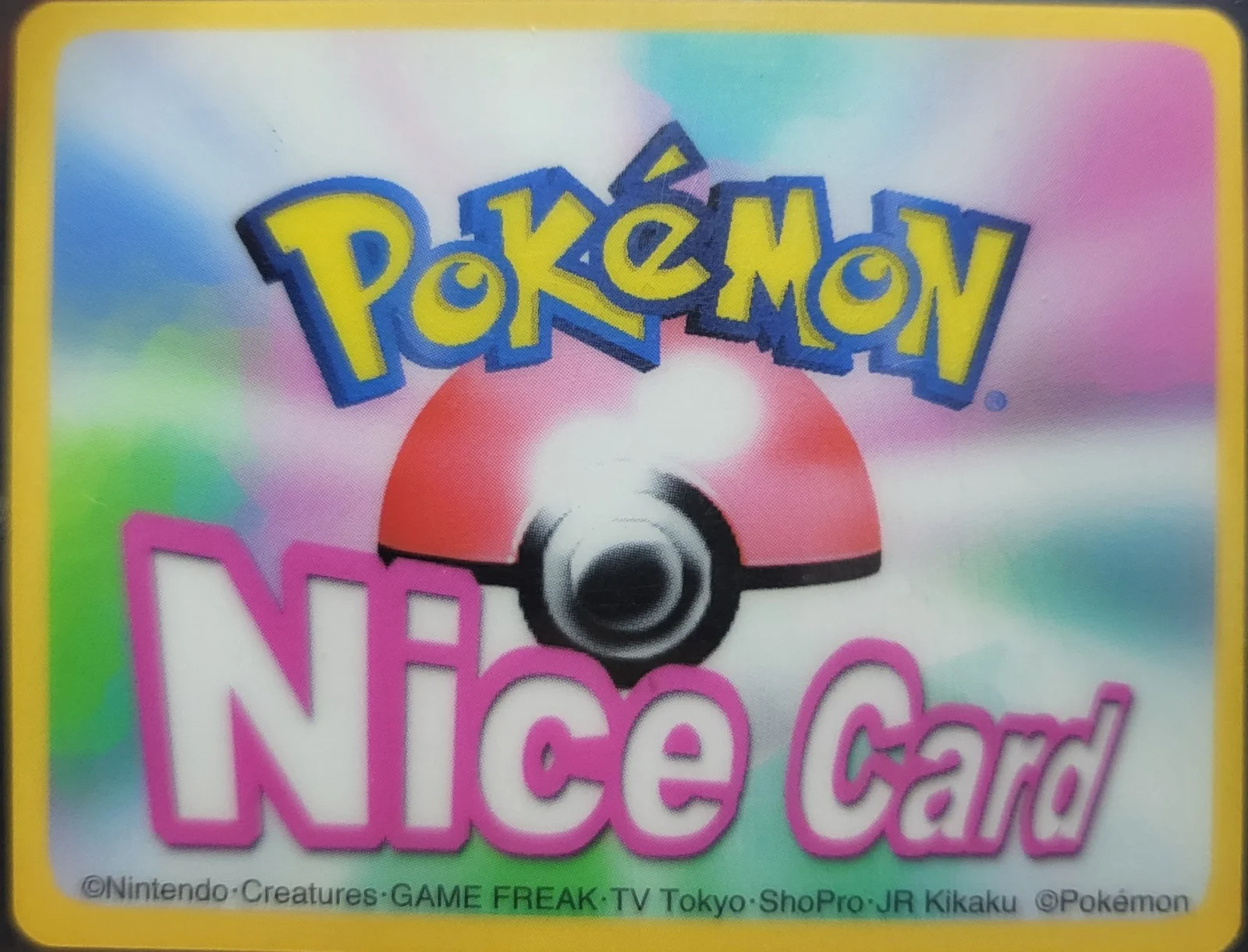 Cubone sticker #S033, Amada Pokémon Nice Cards (2004), back