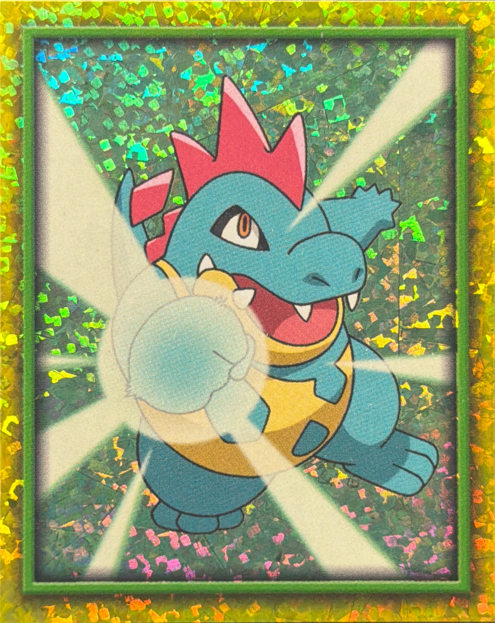 Croconaw card #P1, Pokémon Merlin Series 5 (2002), front